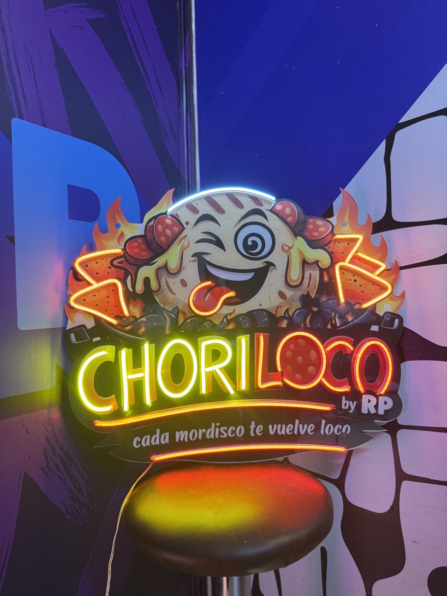 Neón CHORILOCO restaurante